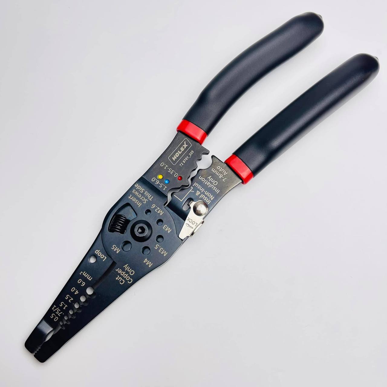 Kìm tách dây điện đa năng Holex dài 225mm Kìm tách dây điện đa năng Holex dài 225mm
